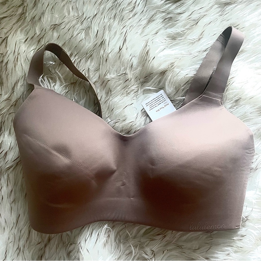 BNWT Lululemon Hold True Bra, Nude, Size 34E